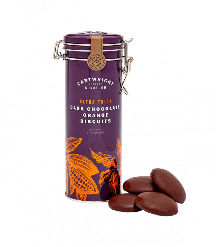 Cartwright & Butler Ultra Thick Dark Chocolate Orange Biscuits 190g