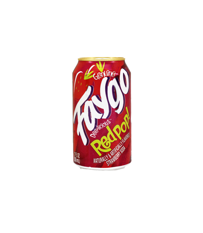 Faygo - Red Pop Strawberry 355mL