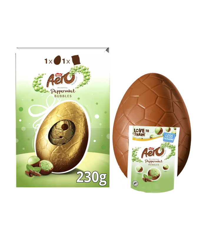 Aero Peppermint Mint Chocolate Easter Egg 230g