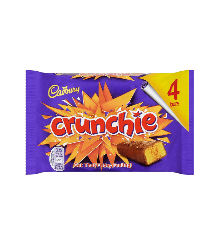 Cadbury Crunchie 4 bars 128g