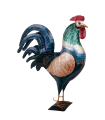 copy of Handarbeit Colored Metal Rooster Large