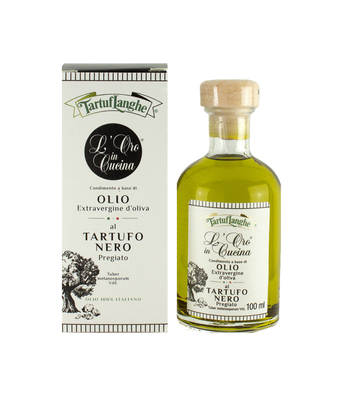 TartufLanghe Extra Virgin Olive Oil with Black Truffle 100ml