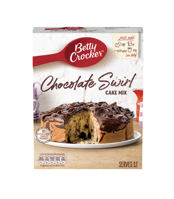Betty Crocker Chocolate Swirl Cake Mix 425g