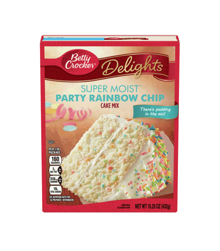 Betty Crocker Rainbow Bit Cake Mix 432g