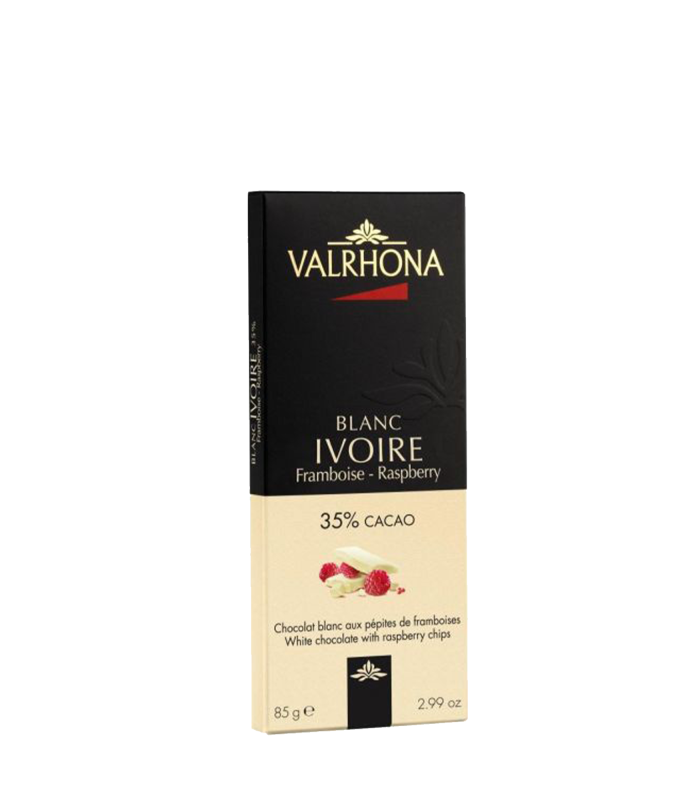 Valrhona Blanc Ivoire Raspberry 35% 85g