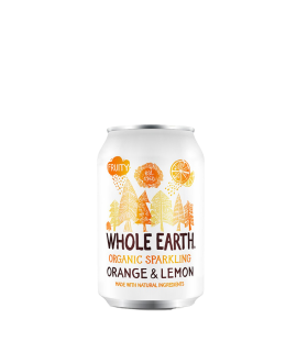 Whole Earth Organic Sparkling Orange & Lemon 330ml