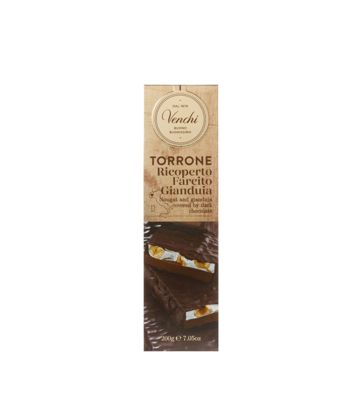 Venchi Nougat Gianduia soft bar 200g