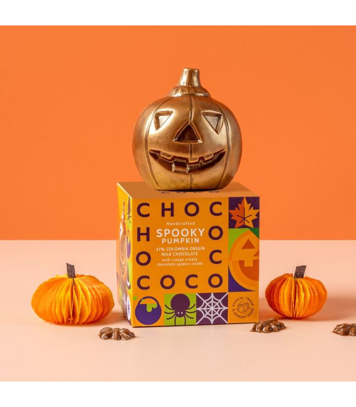 Chococo Spooky Pumpkin Milk Choco100g